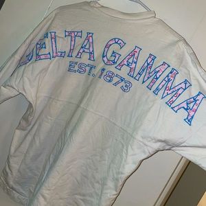 Delta Gamma Varsity Long Sleeve Lilly Pulitzer Print